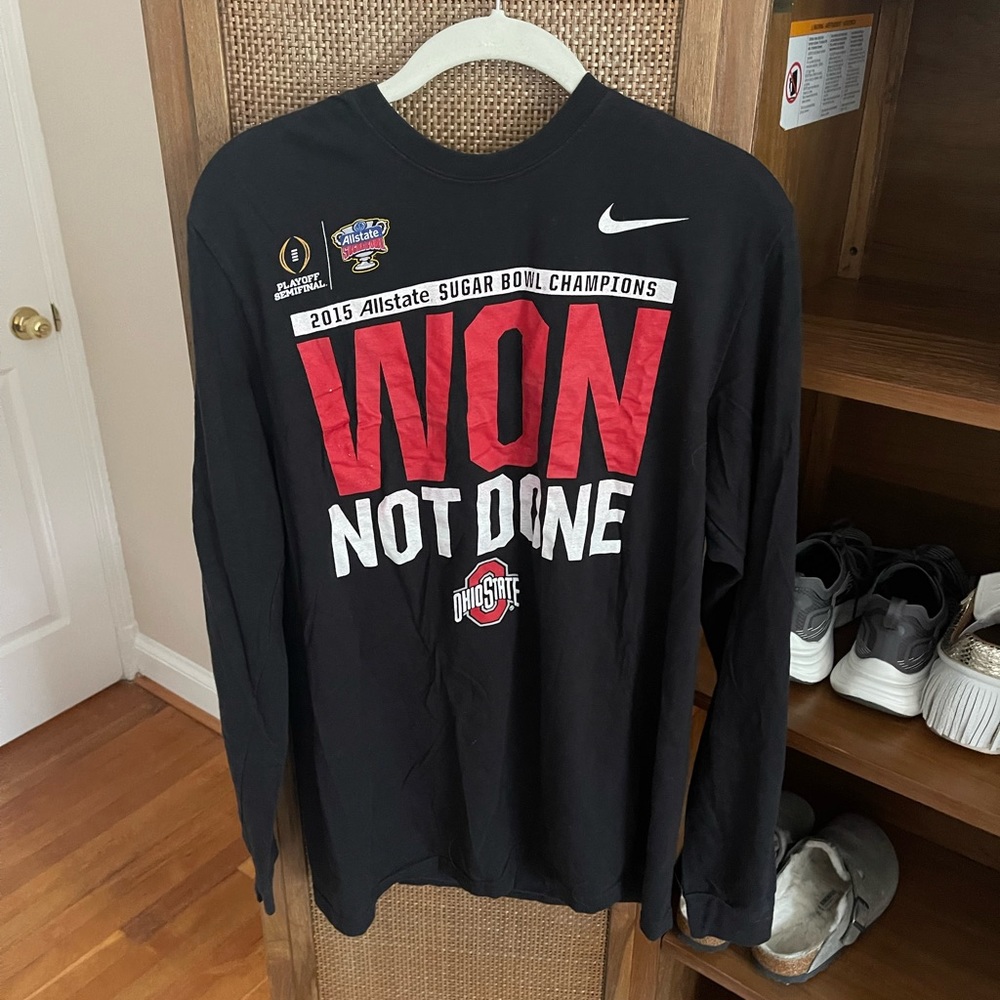 Nike 2015 Sugar Bowl Champions College football playoff Ohio State T Shirt